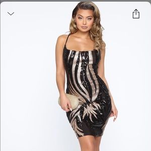 Midi sequin dress